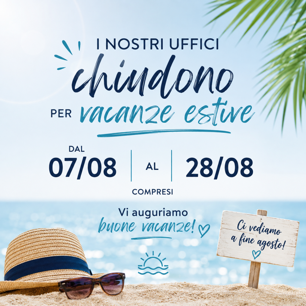 CHIUSURA FERIE ESTIVE